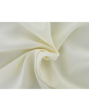 Lorelle Polyester Twill Gaberdine, Cream
