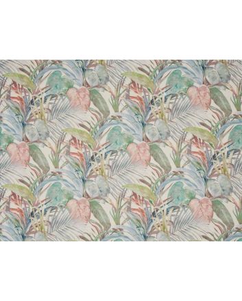 Los Angeles Cotton Curtain Fabric, Bon Bon
