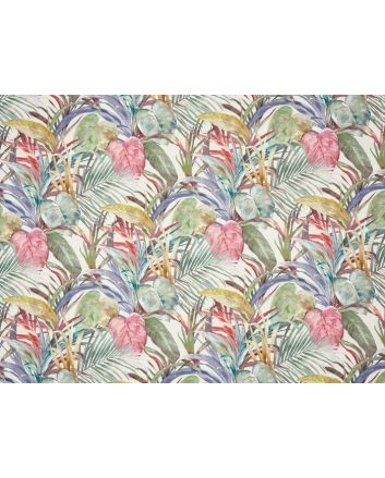 Los Angeles Cotton Curtain Fabric, Rainbow