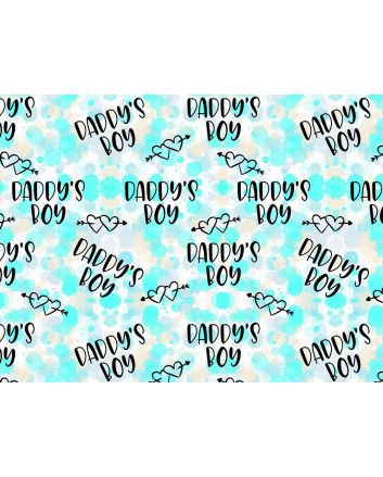 Love Your Parents Cotton Print, Daddys Boy