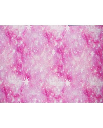 Luna Zodiac Cotton Jersey, Pink