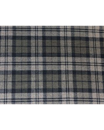 Magnus Tartan Check Wool Blend, Stone 