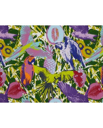 Martinique Jungle Cotton Curtain