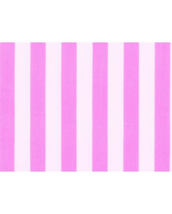 Medium 1cm Stripe Polycotton Print, Pink