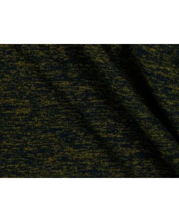 Melange Sweatshirting, Navy and Gold