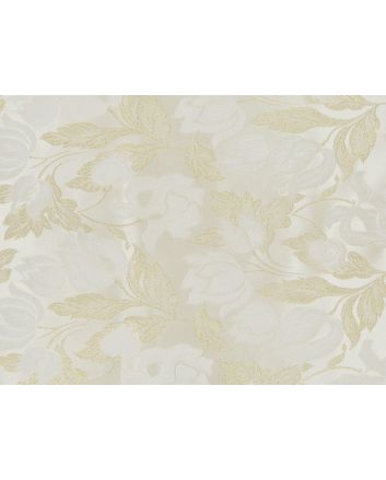 Metallic Brocade Flowers - Gold