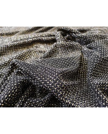 Metallic Knit Dobby, Black