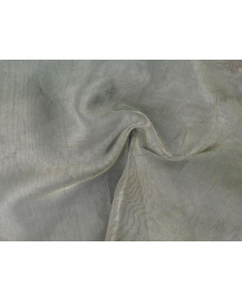 Metallic Silk Organza - Charcoal