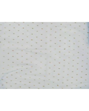 Metallic Spot Nylon Lace - Green