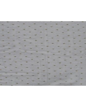 Metallic Spot Nylon Lace - Midnight Black