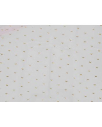 Metallic Spot Nylon Lace - Pink