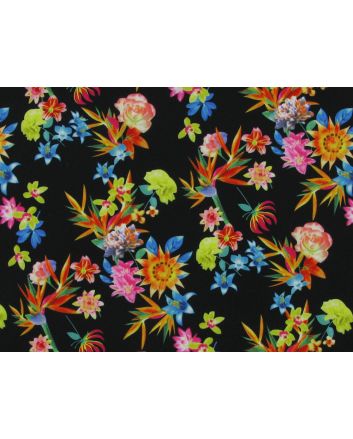 Midnight Garden Polyester Print