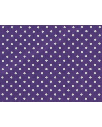 Mini Dots Cotton Poplin Print, Purple