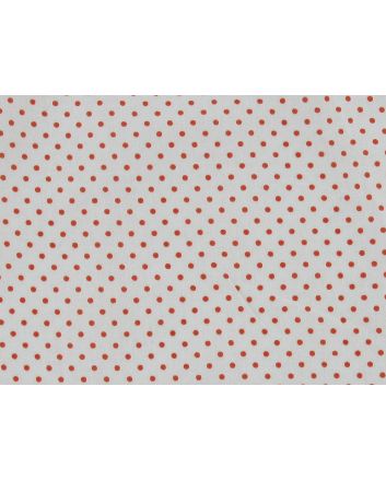 Mini Dots Cotton Print, Orange
