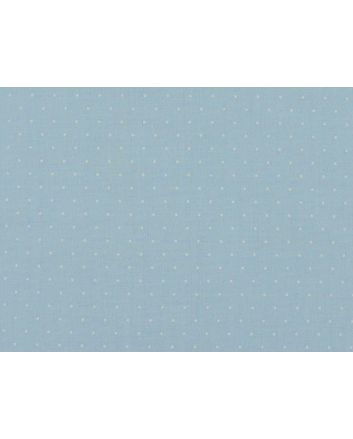 Mini Dots Polycotton Print, Baby Blue