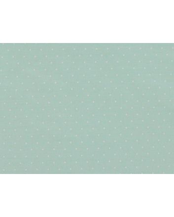 Mini Dots Polycotton Print, Mint