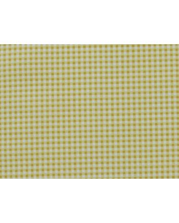 Mini Gingham Cotton Poplin Print, Yellow