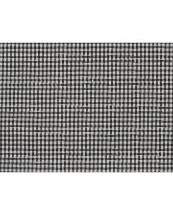 Mini Gingham Woven Heavy Cotton Blend, Black