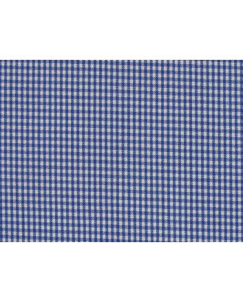 Mini Gingham Woven Heavy Cotton Blend, Royal