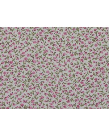 Mini Rose Meadow Cotton Poplin Print, Pink