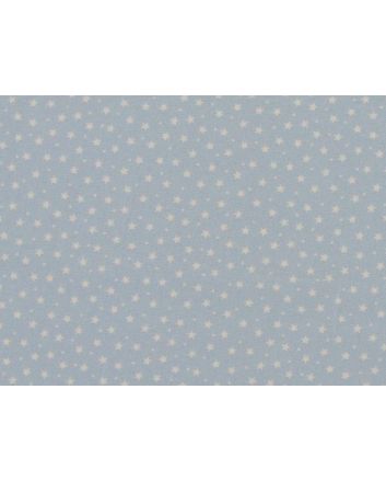 Mini Stars and Spots Cotton Poplin, Sky