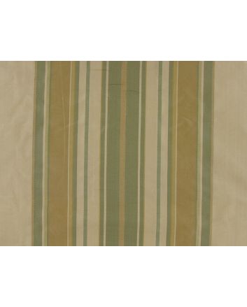Multi Stripe Silk Taffetta Satin Jacquard, Gold