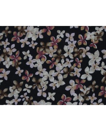 Nagoya Cherry Blossom Printed Ponte Roma, Purple