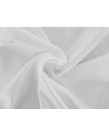 Narrow Width Duchess Satin, White