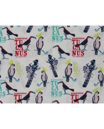 Natural History Museum Toucans Cotton Print