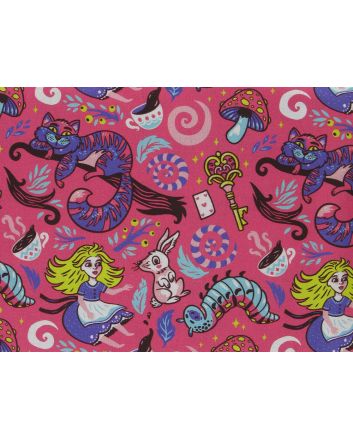 Neon Wonderland Cotton Print
