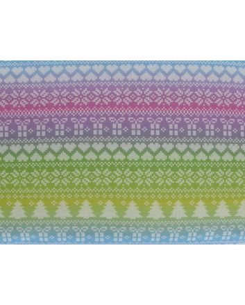 Nordic Christmas Stitch Cotton Jersey