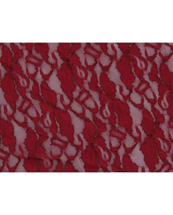 Nylon Floral Lace, Red