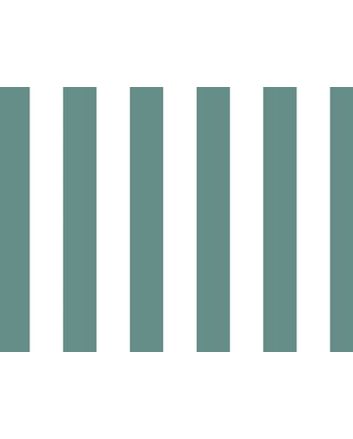 One Inch Stripe Cotton Poplin, Jade