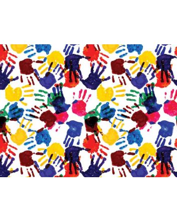 Paint Hands Cotton Print