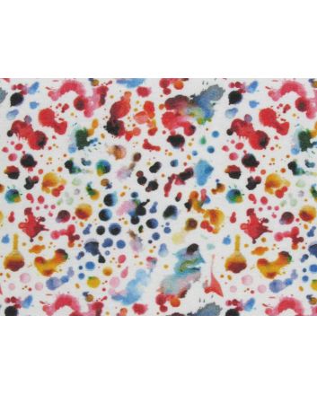 Paint Splodge Brushed Cotton Winceyette