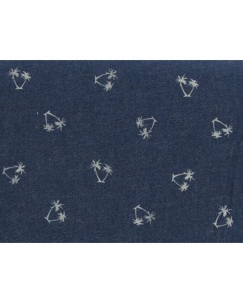 Palm Trees Printed Chambray