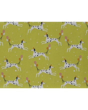 Party Dalmation Dog Cotton Print