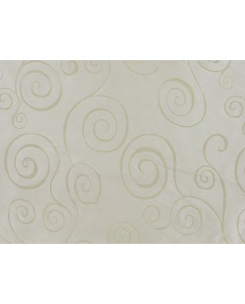 Party Swirl Jacquard Silk, Cream