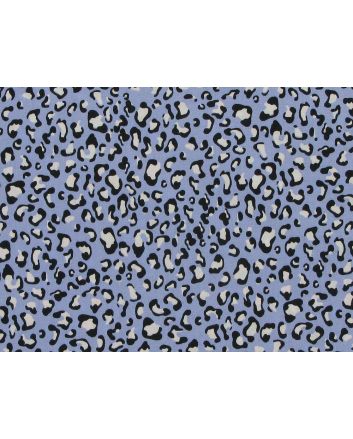 Pastel Leopard Cotton Poplin Print, Lilac