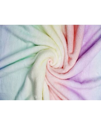 Pastel Rainbow Ultra Soft Cuddle Fleece