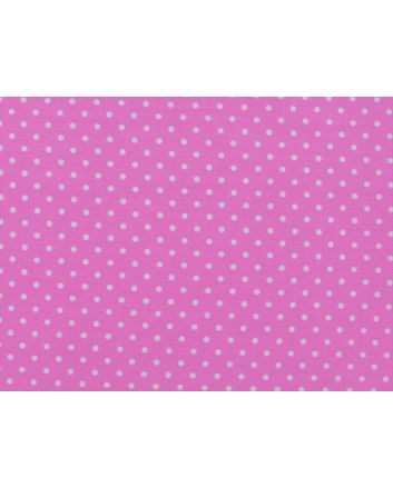 Pea Spot Polycotton Print, Pink