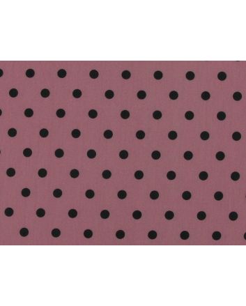 Pea Spot Viscose Jersey Rose