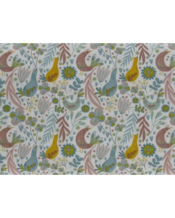 Peacock Garden Cotton Print