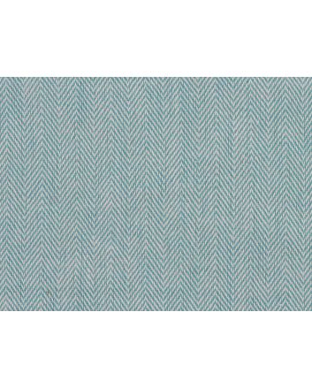 Penzance Chevron Woven Cotton, Turquoise