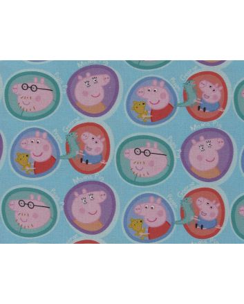 Peppa Pig Family Time Cotton Print
