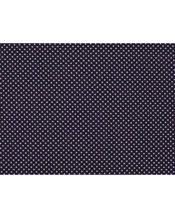 Pin Spot Polycotton Print, Navy