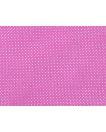 Pin Spot Polycotton Print, Pink