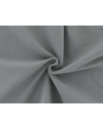 Plain Brushed Cotton Winceyette, Silver