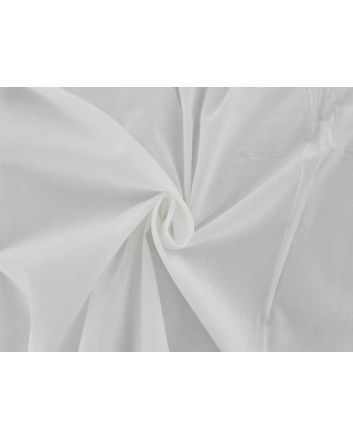Plain Cotton Cambric, White