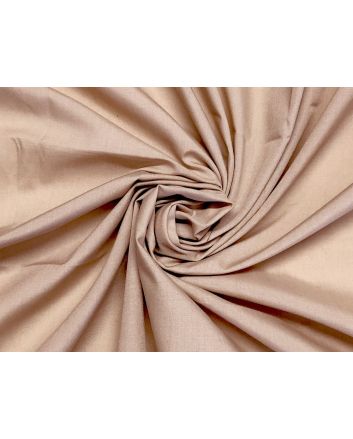Plain Dye Polycotton, Beige